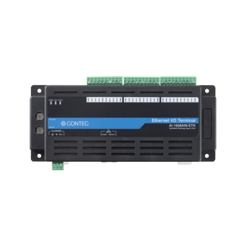 AI-1608xIN-ETH Analog Input Ethernet I/O Unit / 8ch, 16-bit, Isolated / Voltage or Current Input Options