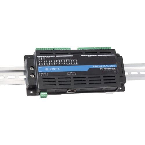 DIO-1616RYN-ETH Digital I/O via Ethernet, 16ch Isolated DI (12-24VDC), 16ch Solid-state Relay DO (120VAC/DC), -20-60C Operation