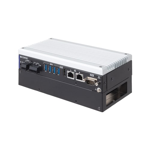 DX-U1220P1 Industrial AI Fanless Edge Computer / NVIDIA® Jetson Xavier NX™ / Carmel ARM v8.2 / PCIe Expansion / Dust-Resistant