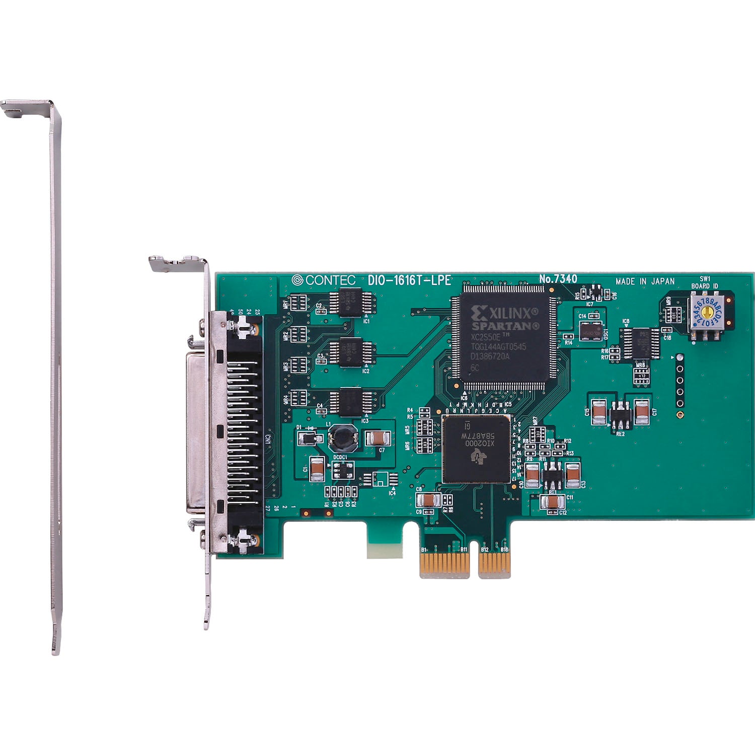 DIO-1616T-LPE Digital I/O Low Profile PCI Express card