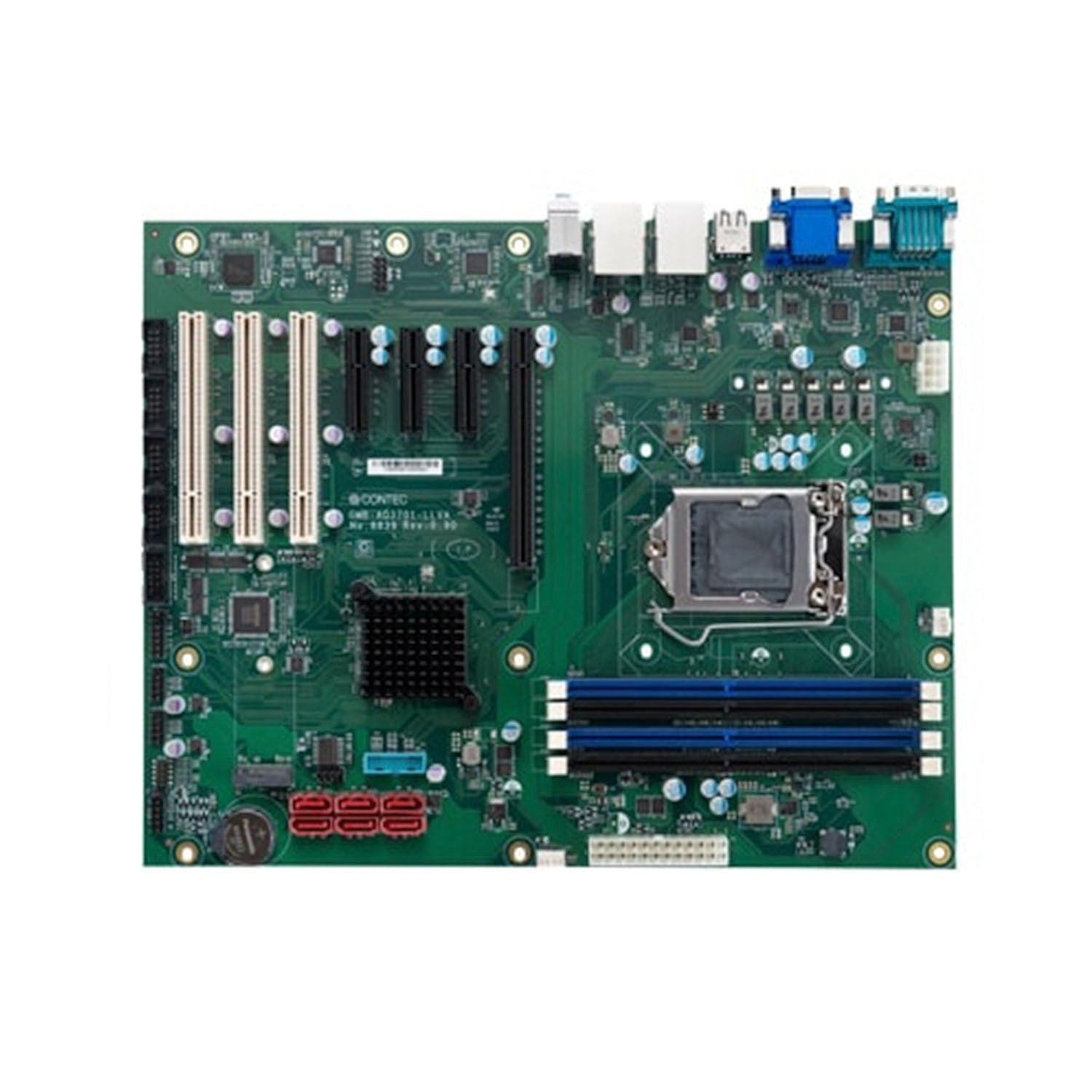 GMB-AQ3701-LLVA Industrial Motherboard / ATX / Intel 8th/9th Gen w Desktop Chipset / 1x PCIe (x16), 3x PCIe (x4), 3x PCI