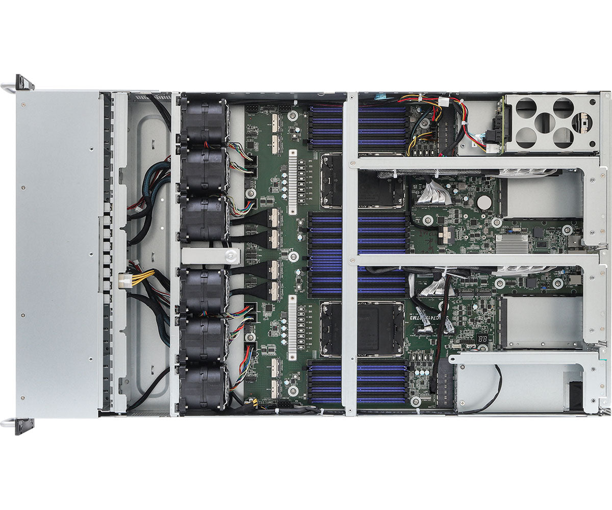 SRV-2UN100D 2U Rackmount Server / Intel 5th Gen Dual XEON Processors (Sapphire Rapids) / Up to 10 Hot-Swappable Drives