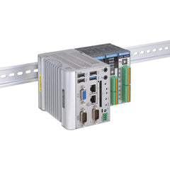 BX-321 Fanless Embedded PC / DIN Rail Mount / Intel Atom E3845 (BayTrail) / DAQ Controller Interface / 12-24VDC Input