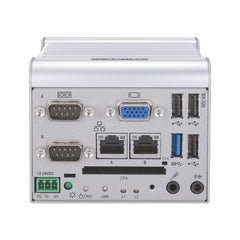 BX-321 Fanless Embedded PC / DIN Rail Mount / Intel Atom E3845 (BayTrail) / DAQ Controller Interface / 12-24VDC Input