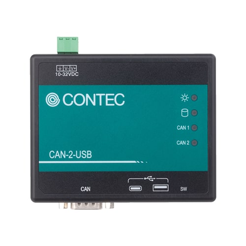 CAN-2-USB CAN2.0B to USB 2.0 converter, 2ch, 10-32VDC Input, -20-60C Operation