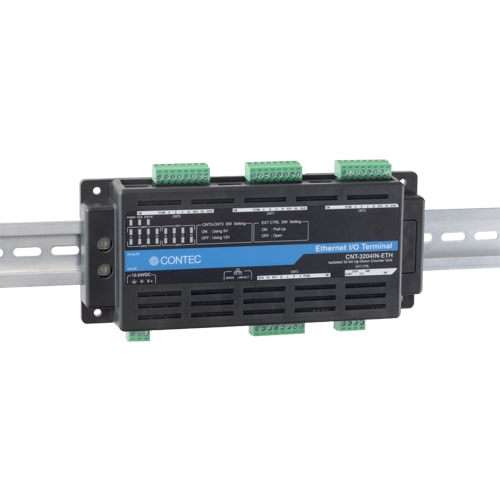 CNT-3204IN-ETH Ethernet Compliant Up/Down Counter Module, 4ch (32-bit up/down, 500kHz), Optocoupler Isolated Inputs