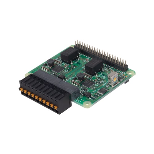 CPI-AO-1602LC Analog Output Raspberry Pi Expansion Card / 2ch Voltage or Current Outputs with 16-bit Resolution / -20-60C Operation