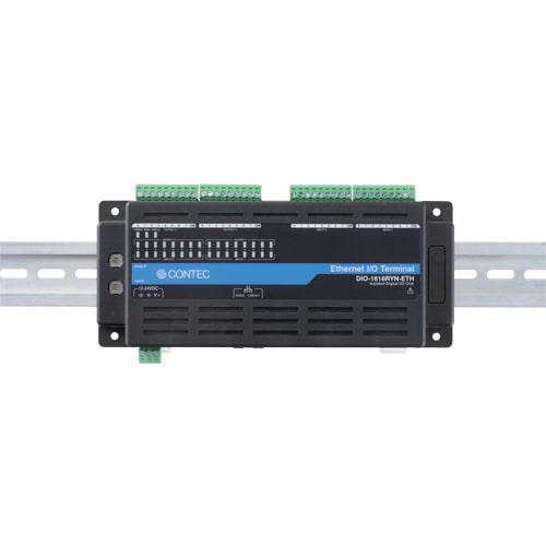 DIO-1616RYN-ETH Digital I/O via Ethernet, 16ch Isolated DI (12-24VDC), 16ch Solid-state Relay DO (120VAC/DC), -20-60C Operation