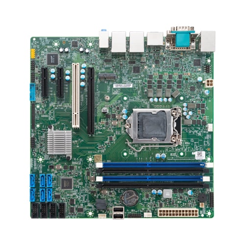 GMB-MQ37000 Industrial Motherboard / Micro ATX / Intel 8th Gen. (Coffee Lake + Q370) / 1x PCIe(x16), 2x PCIe(x4), 1x PCI