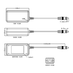 CM-ME121P / 12.1" PCAP Touch Medical Display / IEC 60601 & 61326 Certified