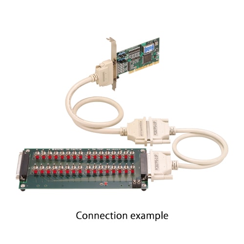 PCE50/37PS-0.5P 50 pin miniature ribbon to 37 pin D-SUB conversion shield cable