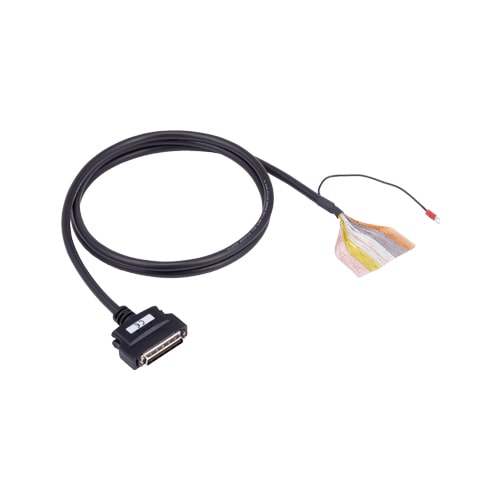 PCA50PS-P 50 pin Shielded Cable, Miniature Ribbon Connector Cable to Open-Ended