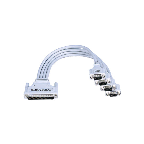 PCE37/9PS Divider Shield Cable, D-SUB 37-pin -> 9-pin x4 (0.25m)