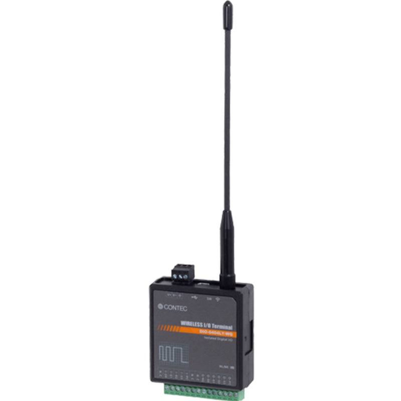 DIO-0404LY-WQ-US Isolated Digital I/O Terminal for Sub-1GHz band Wireless